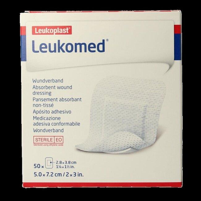 Wondverband 7.2 x 5cm steriel 50 Stuks