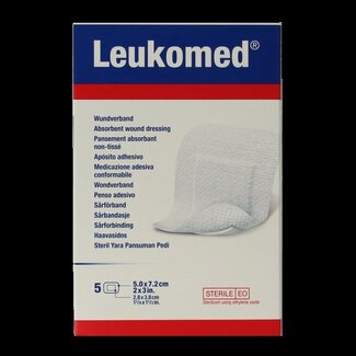 Leukomed Pansement Leukomed 7,2 x 5 cm stérile 5 pièces