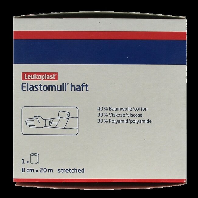 Elastomull Fixatiewindsel haft 20m x 8cm 45477 1 Stuks