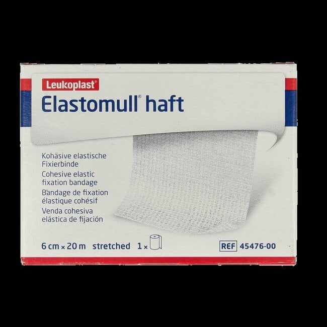 Fixatiewindsel haft 20m x 6cm 45476 beige/wit 1 Stuks