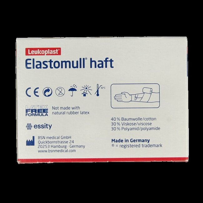 Elastomull Fixatiewindsel haft 20m x 6cm 45476 beige/wit 1 Stuks