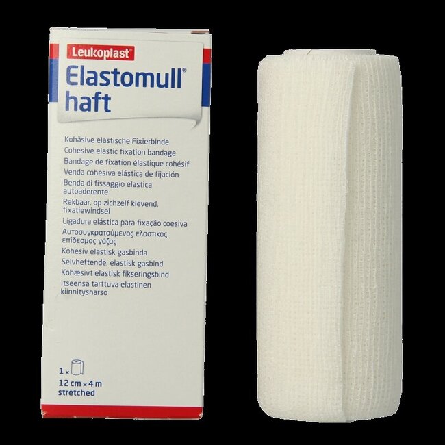 Elastomull Fixatiewindsel haft 4m x 12cm 45474 1 Stuks