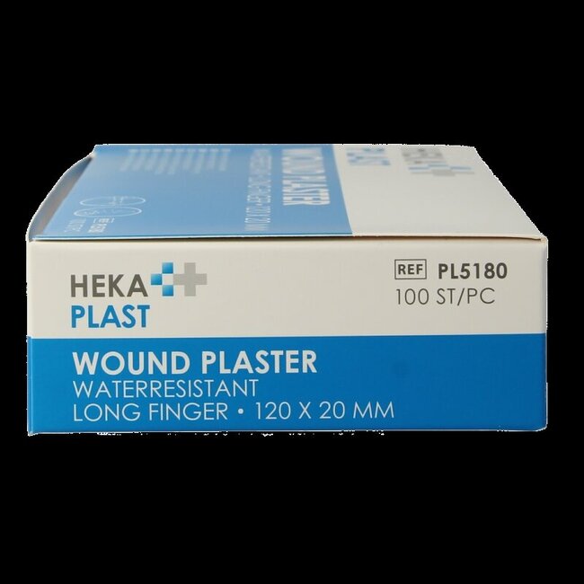 Pansement pour doigts Hekaplast résistant à l'eau 120 x 20 100 pièces