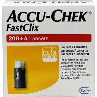 Accu-Chek Fastclix lancet 204 Stuks