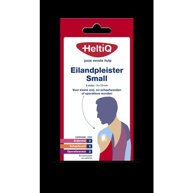 Eilandpleisters small 5 x 7.5cm 8 Stuks