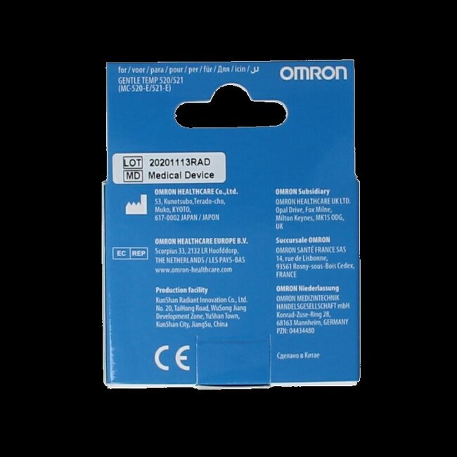 Omron Oorthermometer hoes MC520/521 40 Stuks