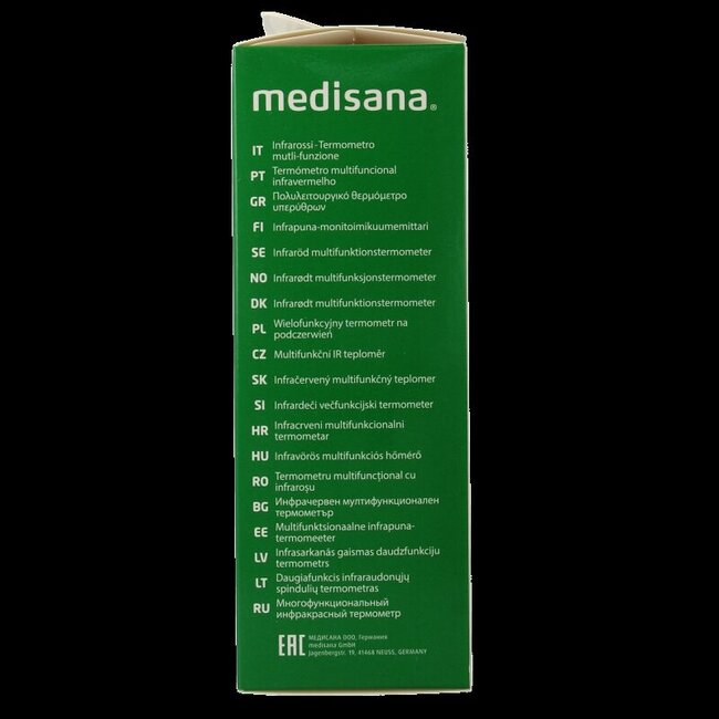 Medisana Thermomètre multifonction TM750 1 pièce