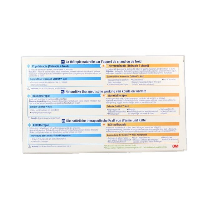 Nexcare Cold hot pack maxi 300 x 195mm inclusief hoes 1 Stuks