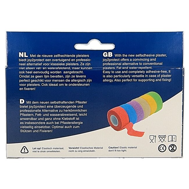 Joy2protect Snelpleisters groen 2.5cm x 4.5m 2 Rol