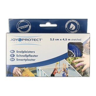 Joy2protect Joy2protect Pansements auto-adhésifs bleus 2,5 cm x 4,5 m 2 rouleaux