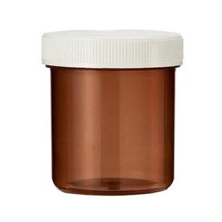 Spruyt Hillen Tabletflacon 40ml bruin met dop 80 Stuks