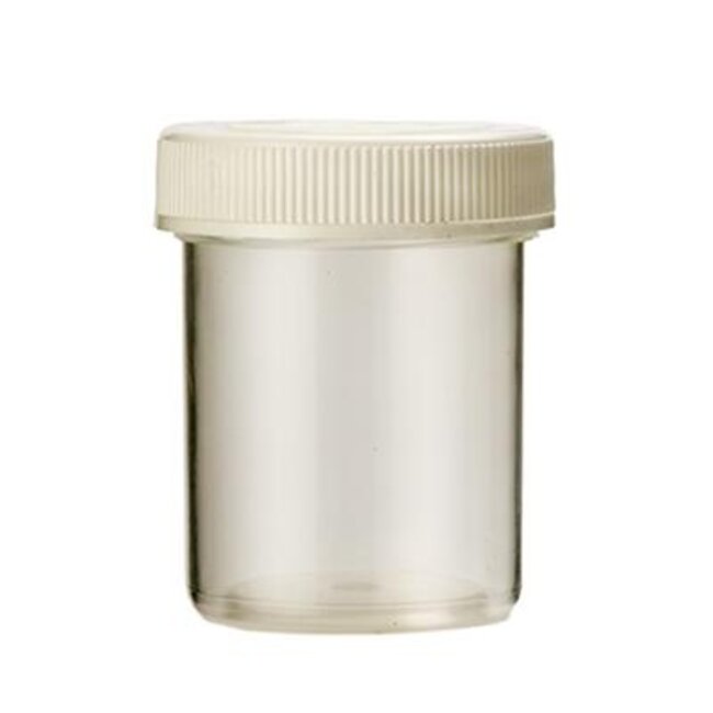 Tabletflacon 250ml transparant met dop 24 Stuks