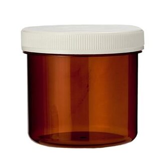 Spruyt Hillen Flacon à comprimés Spruyt Hillen 120 ml brun avec bouchon, 100 pièces