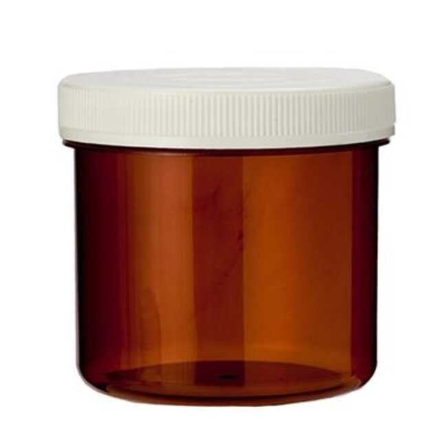 Tabletflacon 120ml bruin met dop 100 Stuks