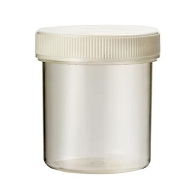 Tabletflacon 40ml transparant met dop 80 Stuks