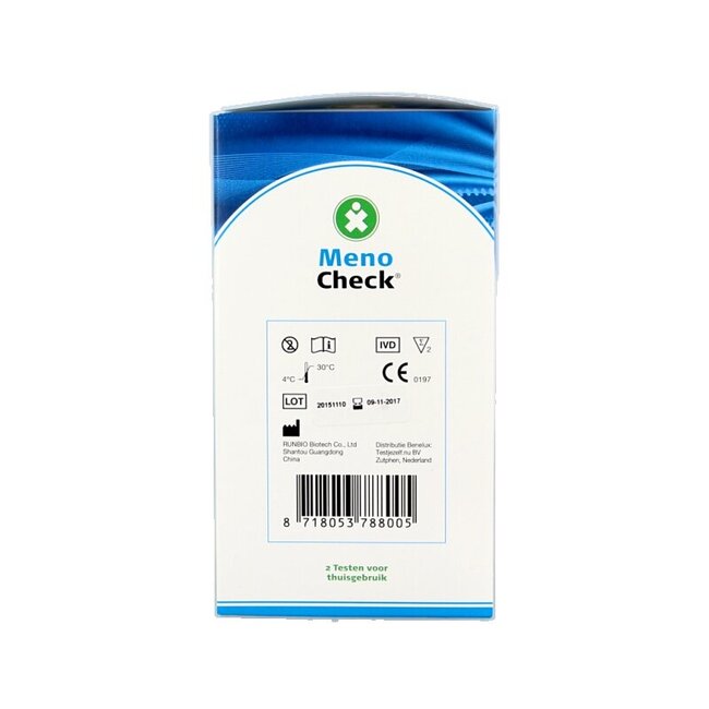 Testjezelf.nu Meno-check menopauze test 2 Stuks