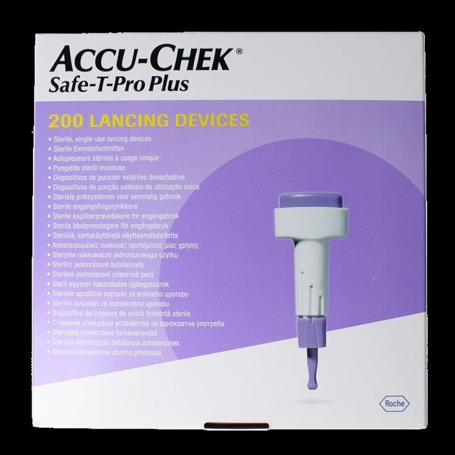 Accu-Chek Safe T-pro plus lancetten 200 Stuks