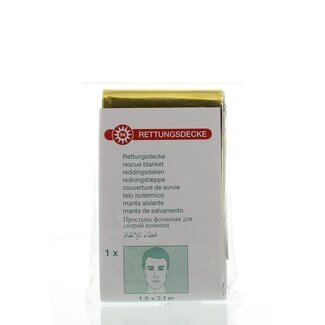 Medzorg Medzorg Reddingsdeken goud/zilver 160x210 1 Stuks