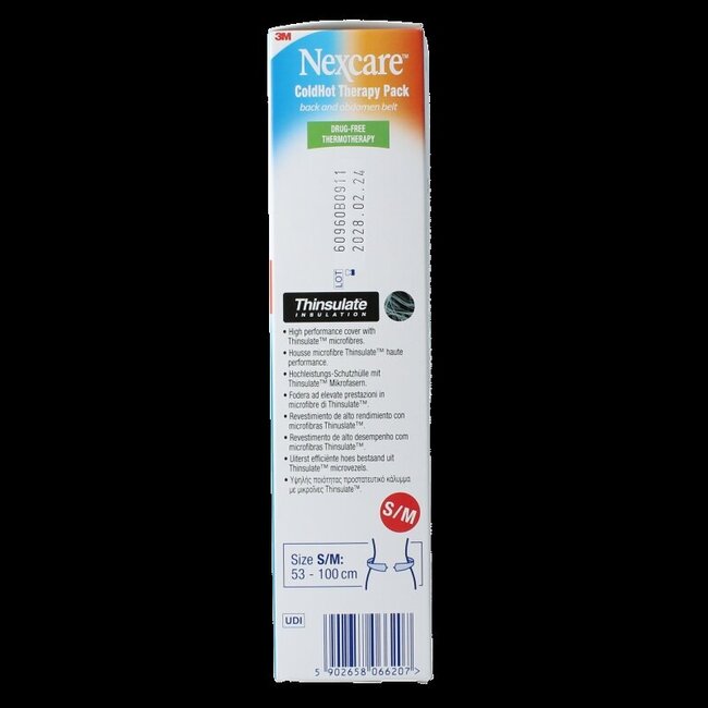 Nexcare ColdHot Ceinture Dos et Ventre S/M 1 pièce