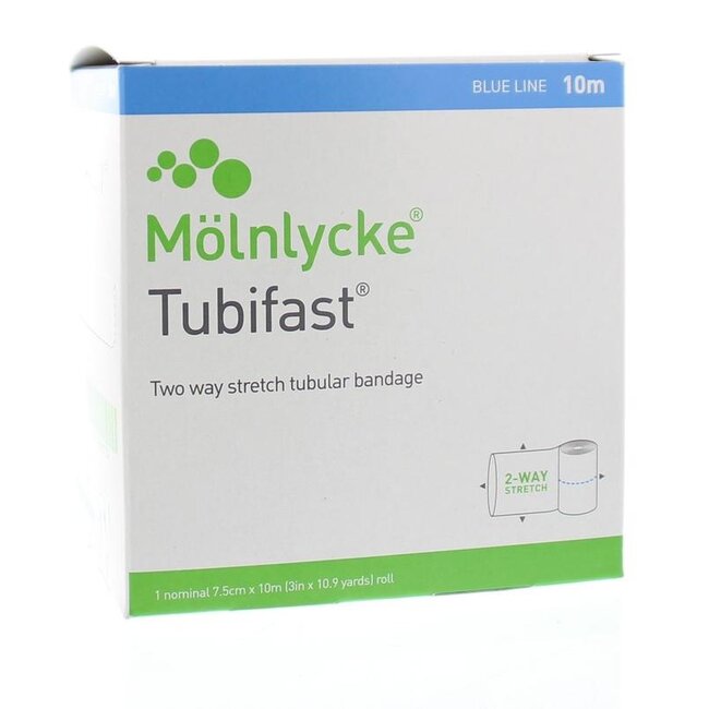 Tubifast Blauw 2-way stretch 2438 1 Stuks