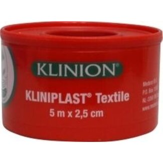 Kliniplast Hechtpleister 5 x 2.5cm met ring 1 Stuks