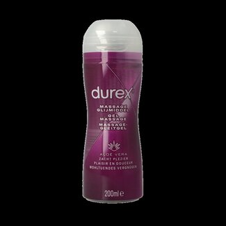 Durex Massageolie en glijmiddel 2-in-1 aloe vera 200 Milliliter