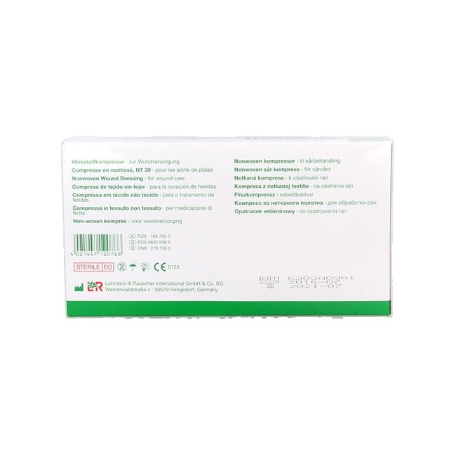 Vliwasoft Vlieskompres 5 x 5cm 4-laags 75 x 2 stuks 150 Stuks