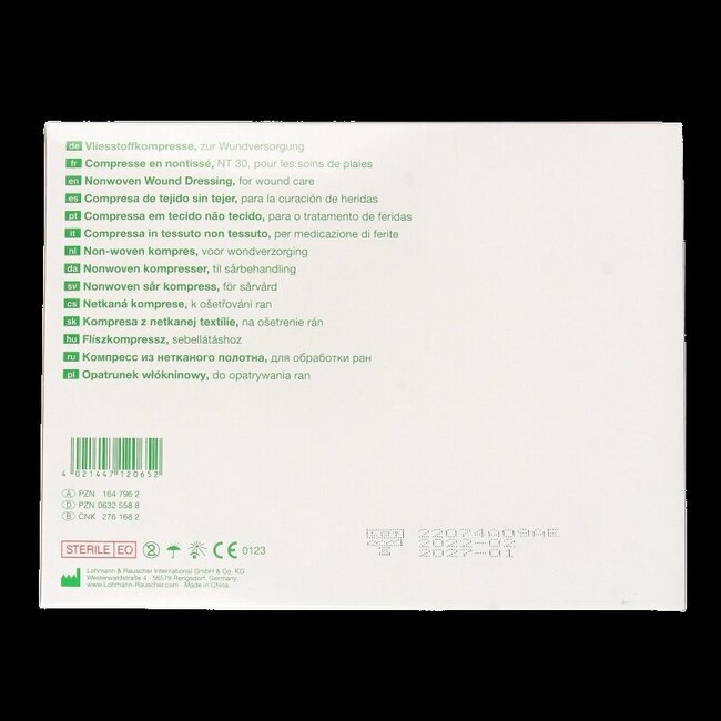 Vliwasoft Vlieskompres 10 x 10cm 4-laags 75 x 2 stuks 150 Stuks