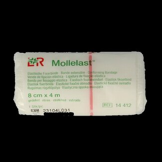 Mollelast Mollelast Bande de fixation élastique 4m x 8cm 1 pièce
