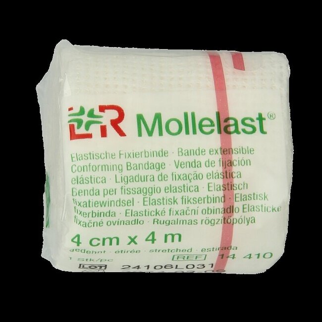 Elastisch hydrofiel windsel 4m x 4cm 1 Stuks