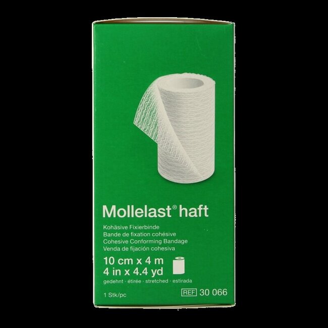 Bande de fixation Mollelast haft 4 m x 10 cm, 1 unité