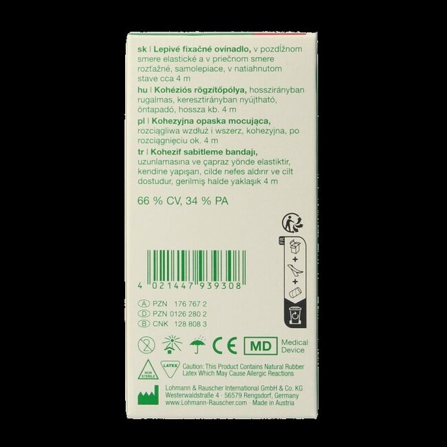 Bande de fixation Mollelast haft 4 m x 10 cm, 1 unité