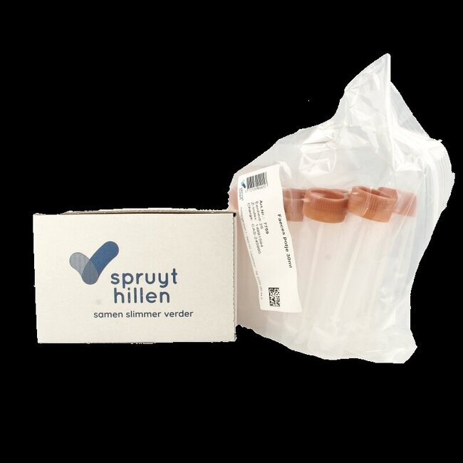 Faeces potje 30ml 25 Stuks