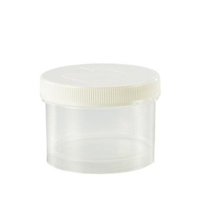 Tabletflacon 75 ml transparant met dop 35 Stuks