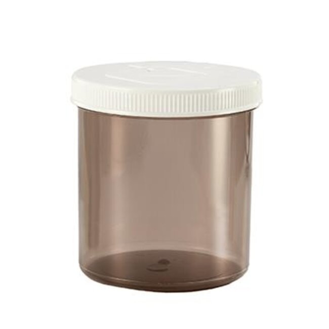 Tabletflacon 250ml shadow met dop 24 Stuks