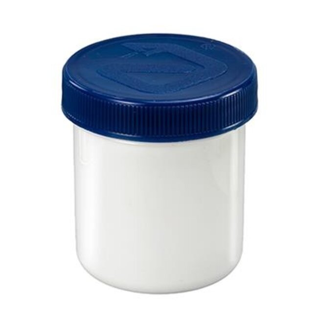 Zalfflacon wit/blauw met dop 40ml 80 Stuks