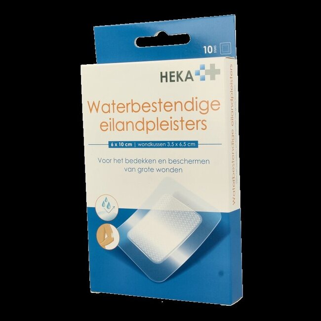 Heka Klein Hekaplast border 6 cm x 10 cm imperméable 10 pièces