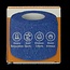 Wonderverband blauw 4.5m x 5cm 1 Stuks