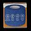 Wonderverband blauw 4.5m x 5cm 1 Stuks