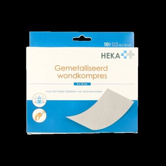 Heka Klein Compresse Heka métallisée 8 x 10 cm stérile 10 pièces