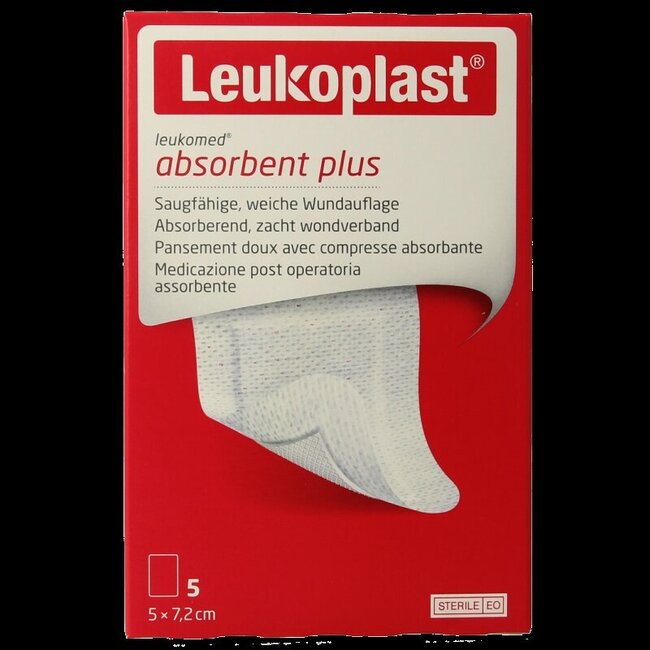 Wondverband 7.2 x 5cm 5 Stuks