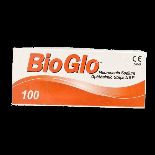 Bio glo fluorescine strips 100 Stuks