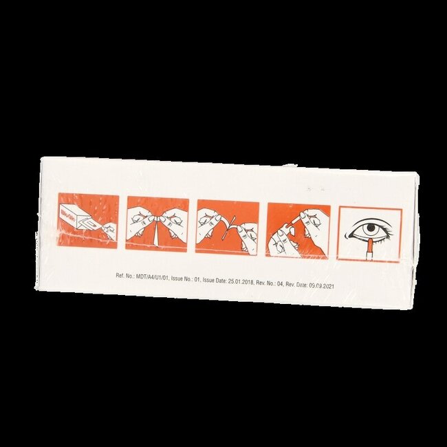 Bandelettes de fluorescéine Bausch & Lomb Bio glo, 100 unités