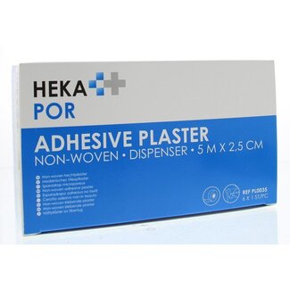 Hekapor Hechtpleister 5m x 2.50 non woven 6 Stuks
