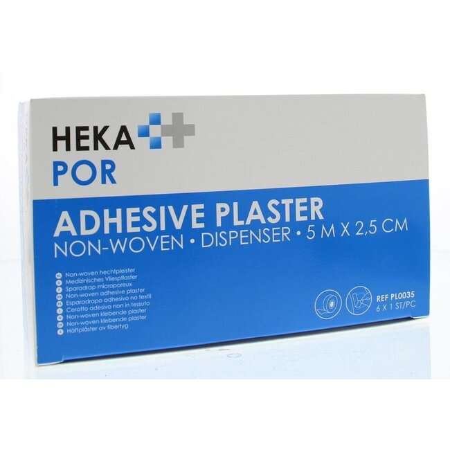 Hechtpleister 5m x 2.50 non woven 6 Stuks