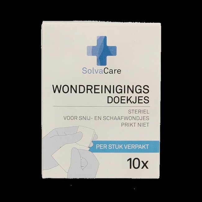 Wondreinigingsdoekjes steriel 10 Stuks