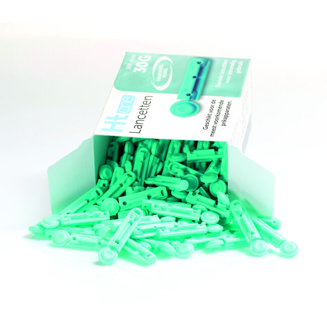 Prik lancetten 30G 100 Stuks