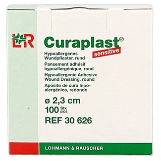 Curaplast Sensitive ronde pleister 100 Stuks