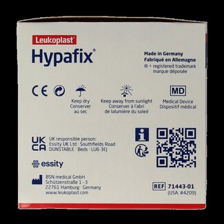 Kleefvlies hypoallergeen 10m x 5cm 1 Stuks