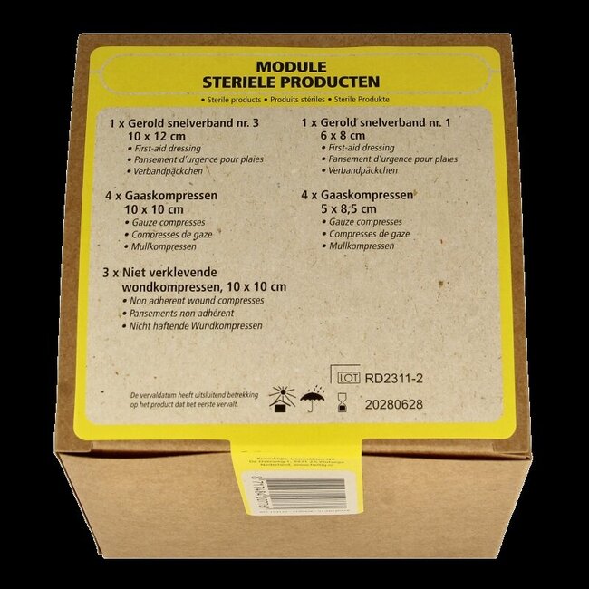 Module 4 steriele producten  1 Stuks